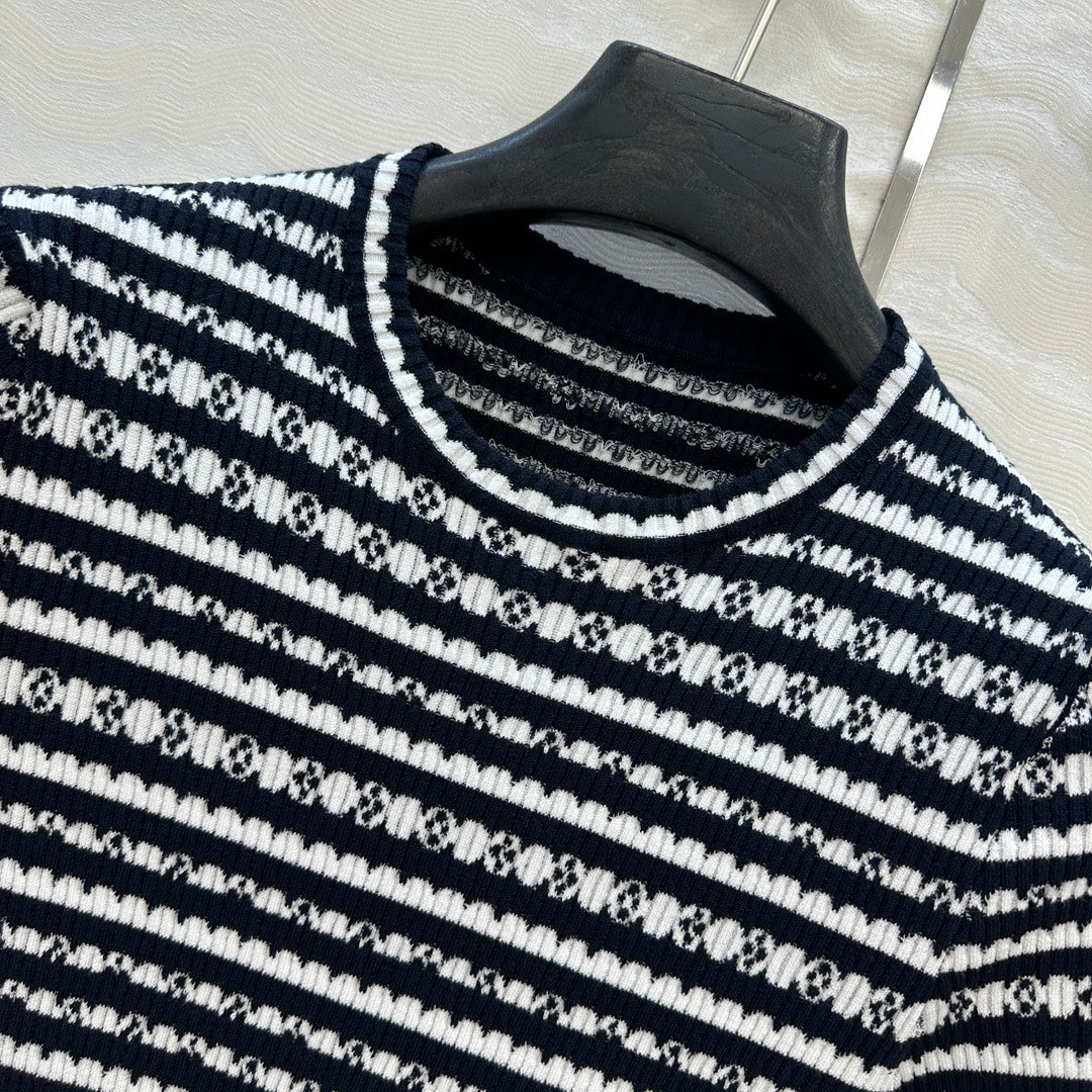 25ss jacquard knit shirt