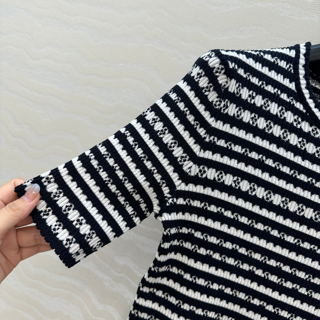 25ss jacquard knit shirt