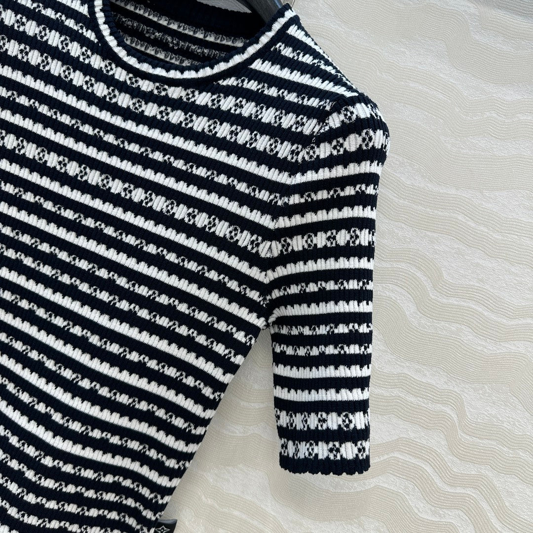 25ss jacquard knit shirt