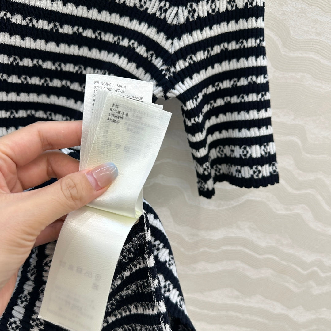 25ss jacquard knit shirt