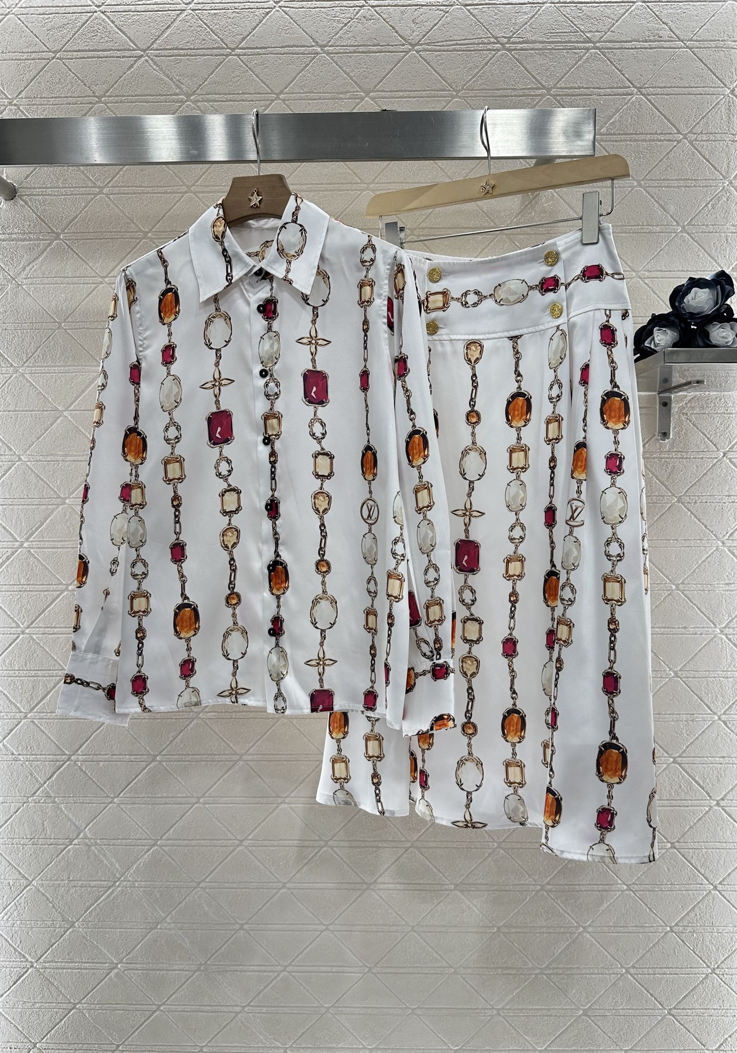 2025 new products Shirt and skirt suit