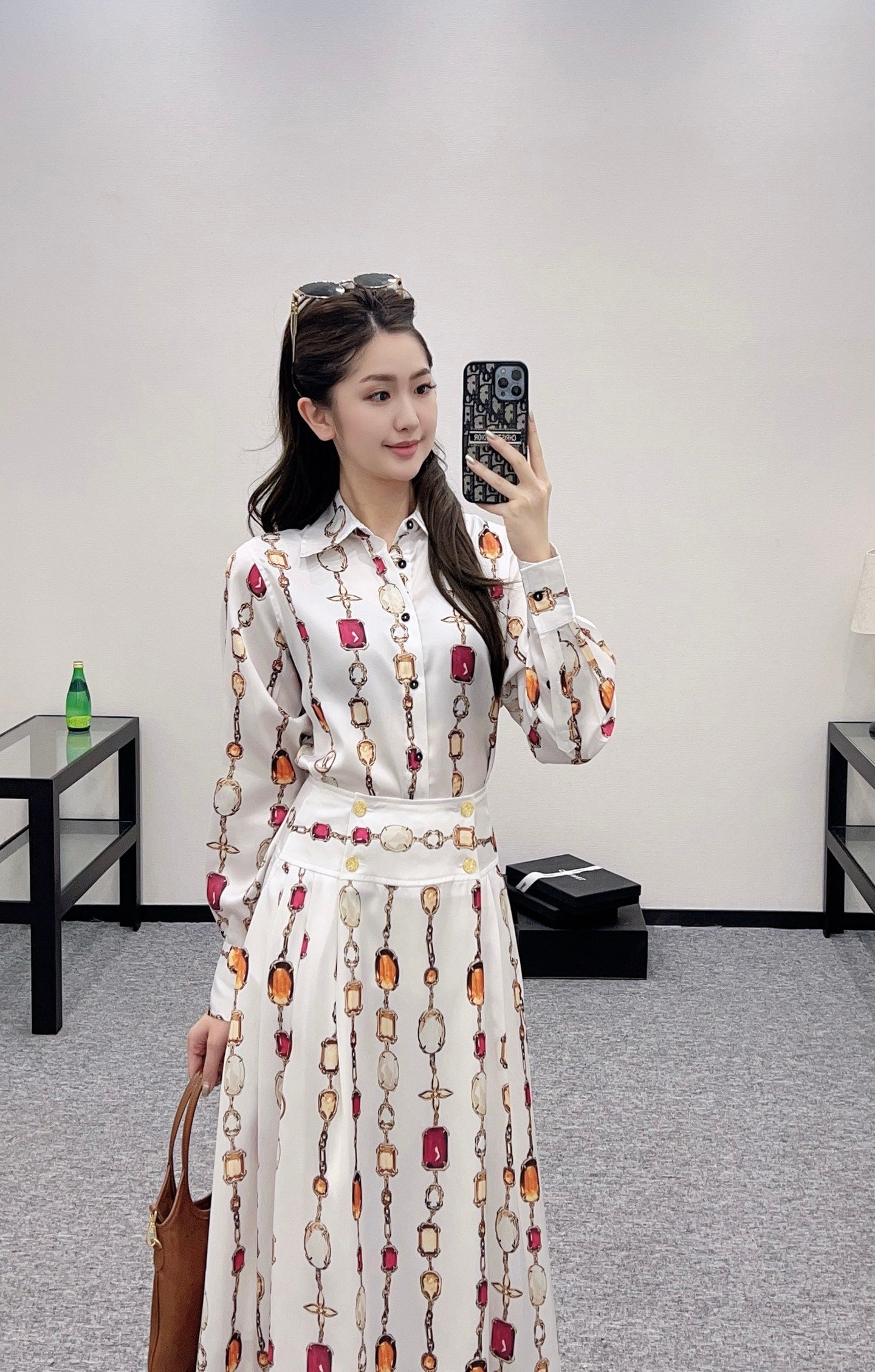 2025 new products Shirt and skirt suit