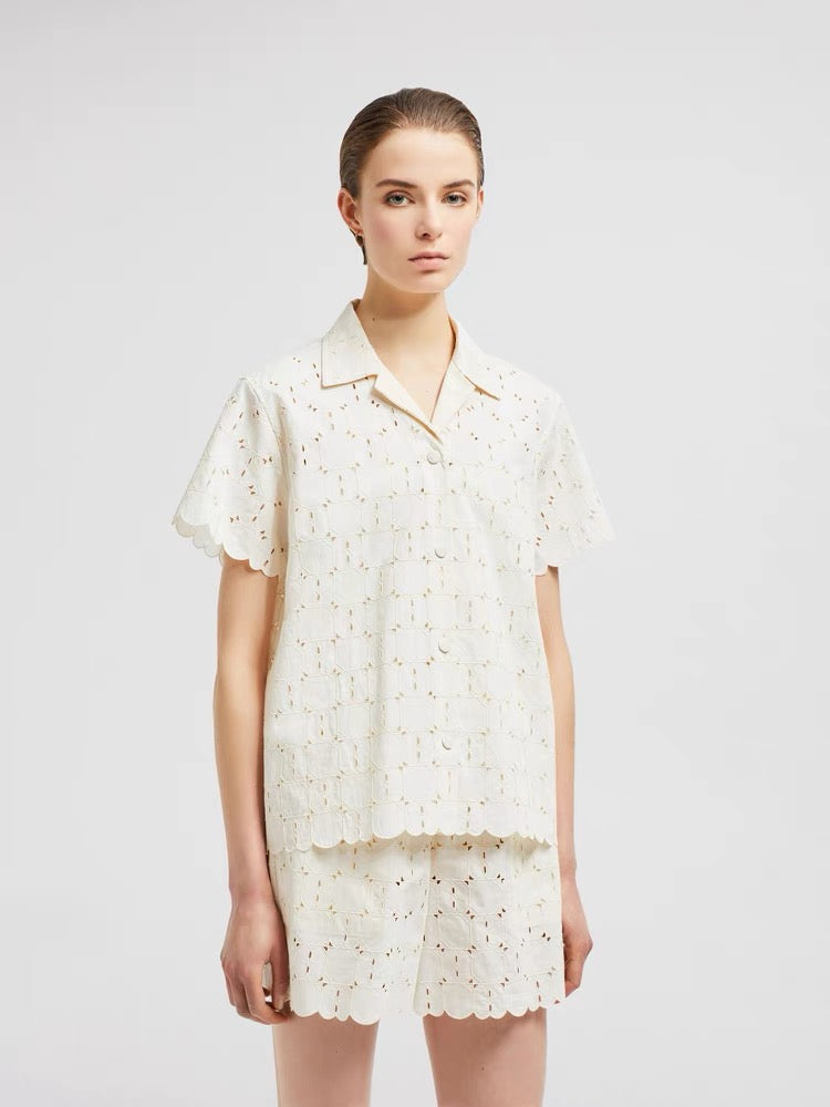 25ss embroidered suit