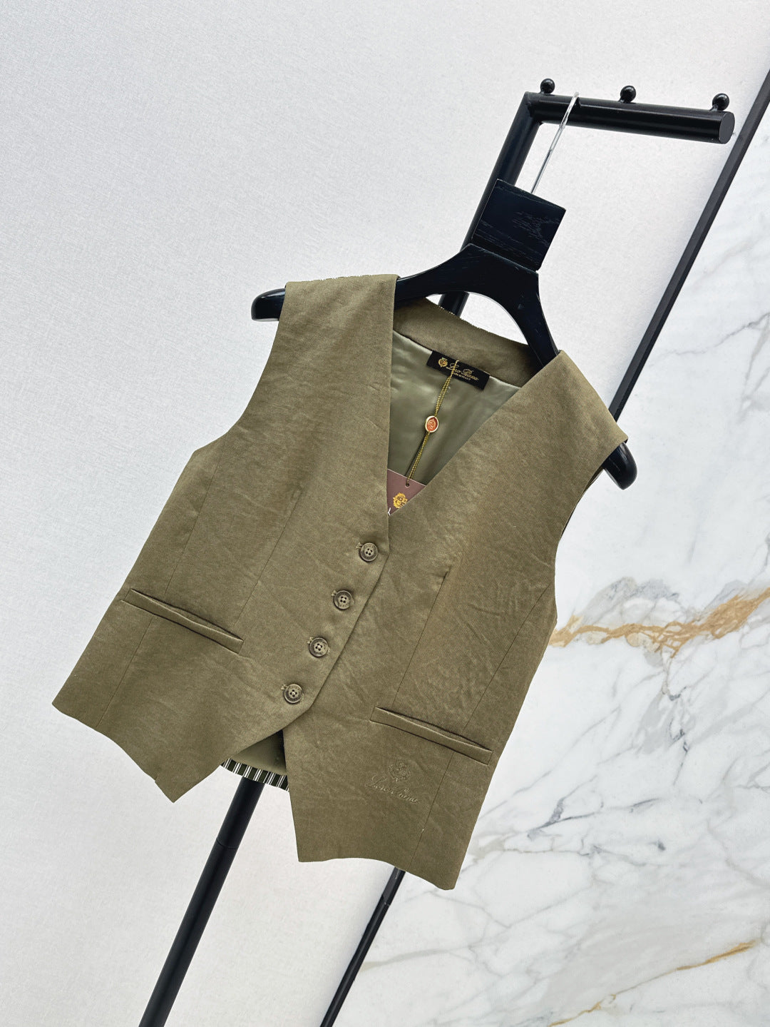 25ss linen vest