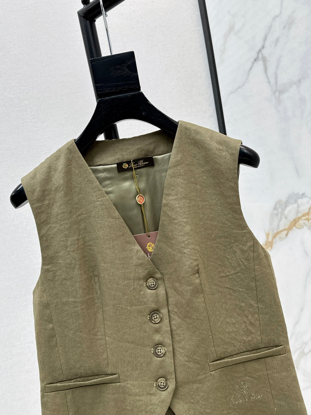25ss linen vest