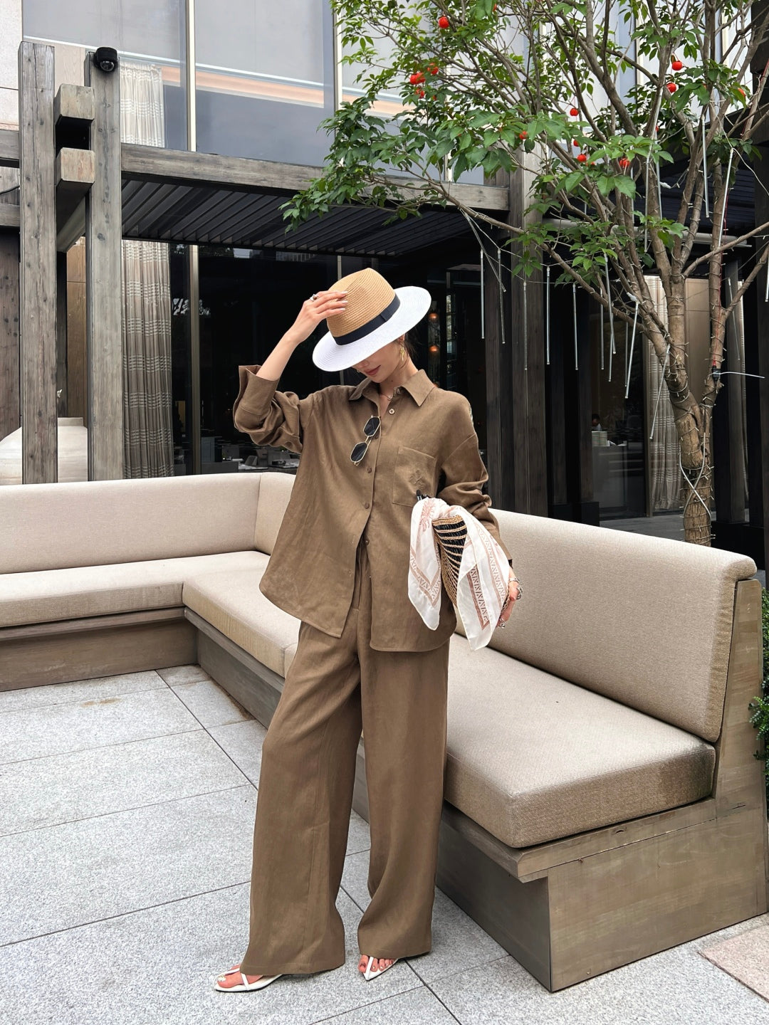 Loro 25ss linen shirt