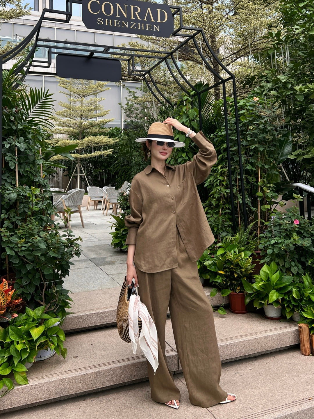 Loro 25ss linen shirt