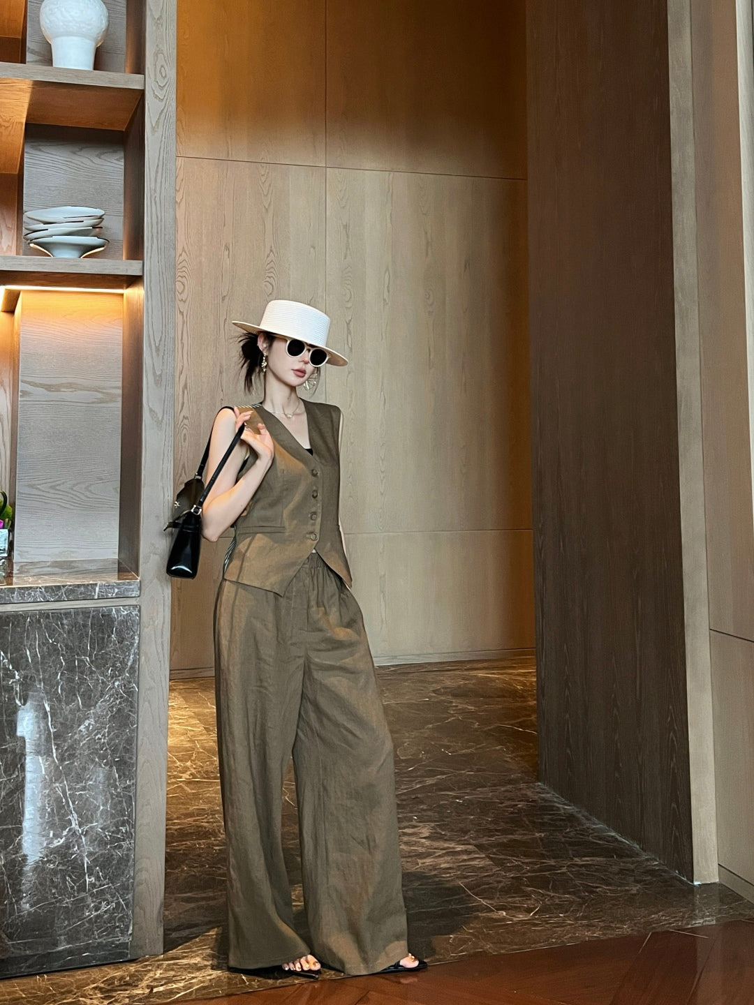 25ss linen vest
