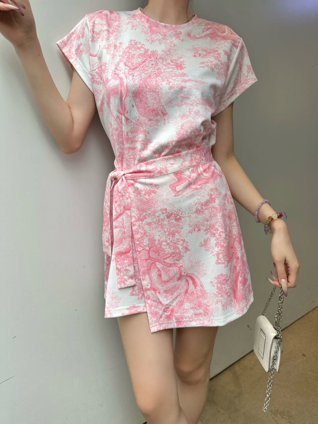 25ss print dress