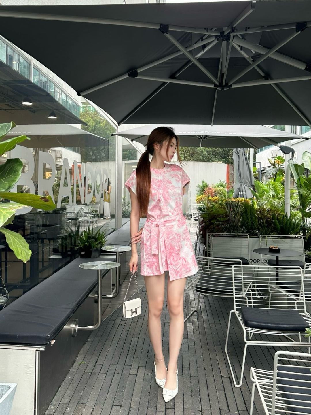 25ss print dress