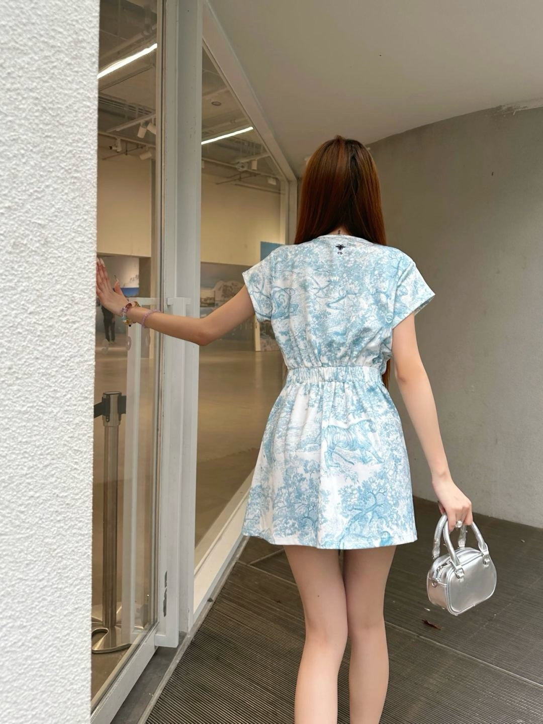 25ss print dress