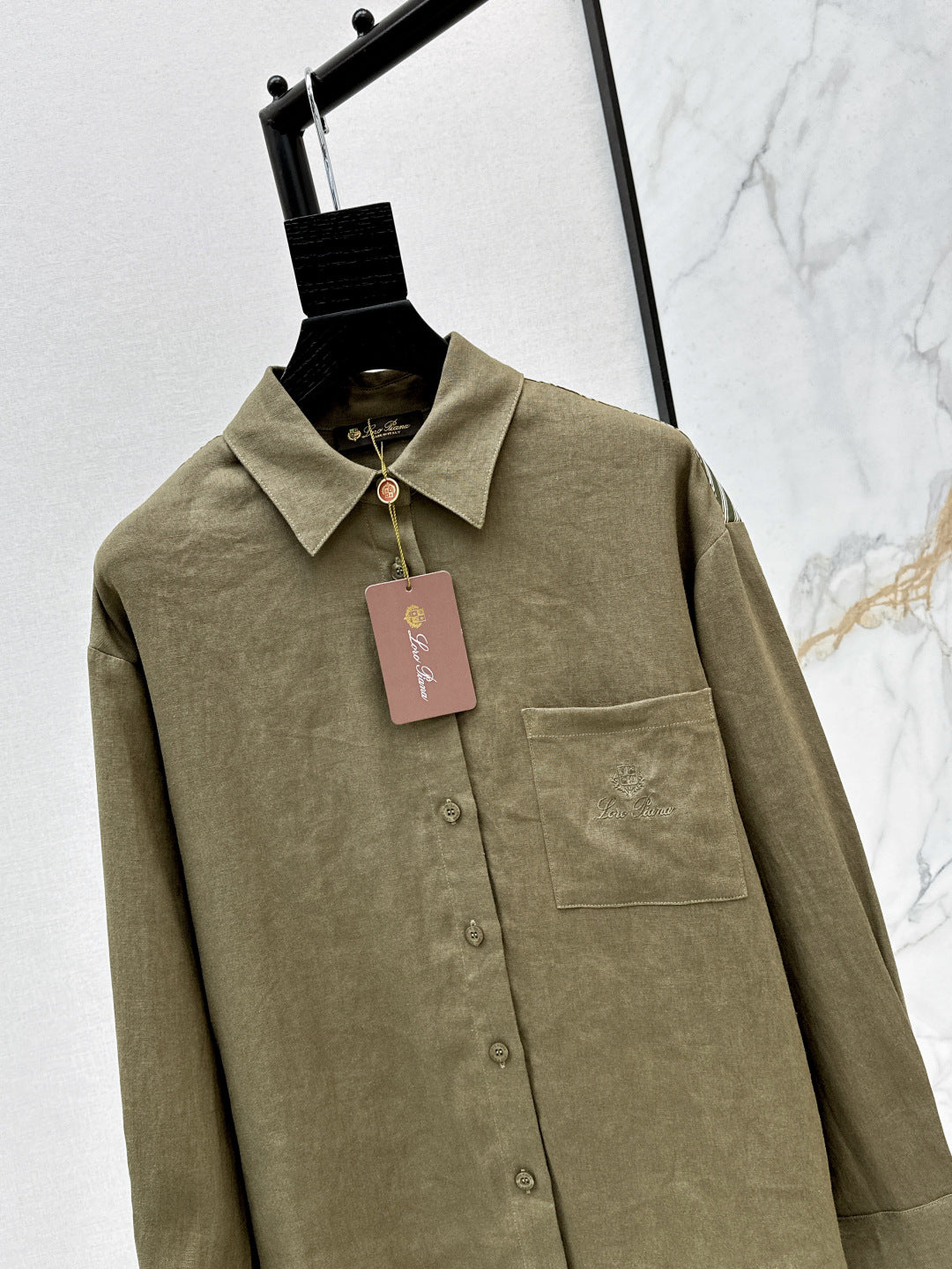 Loro 25ss linen shirt