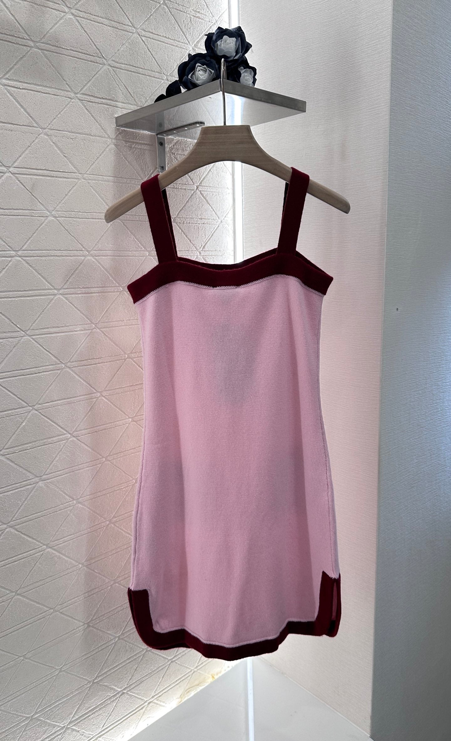 2025 new product Knitted suspender skirt