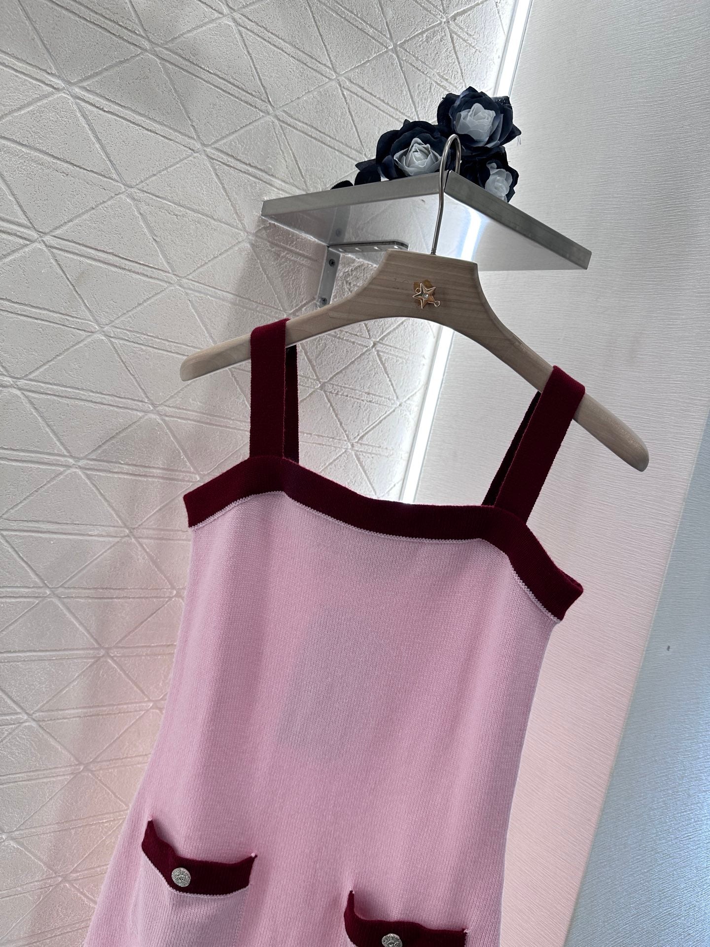 2025 new product Knitted suspender skirt