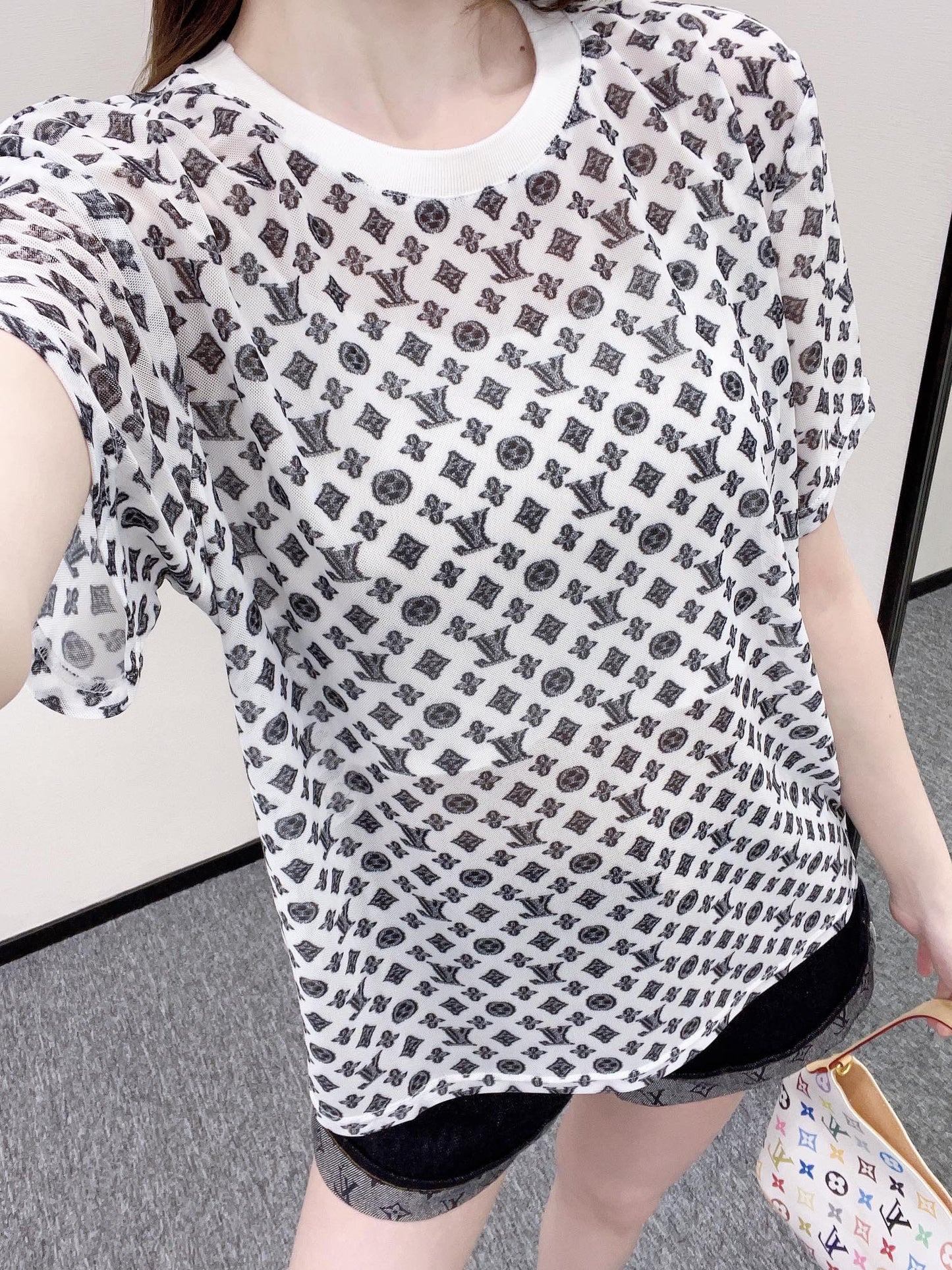 2025 new product Transparent short sleeves