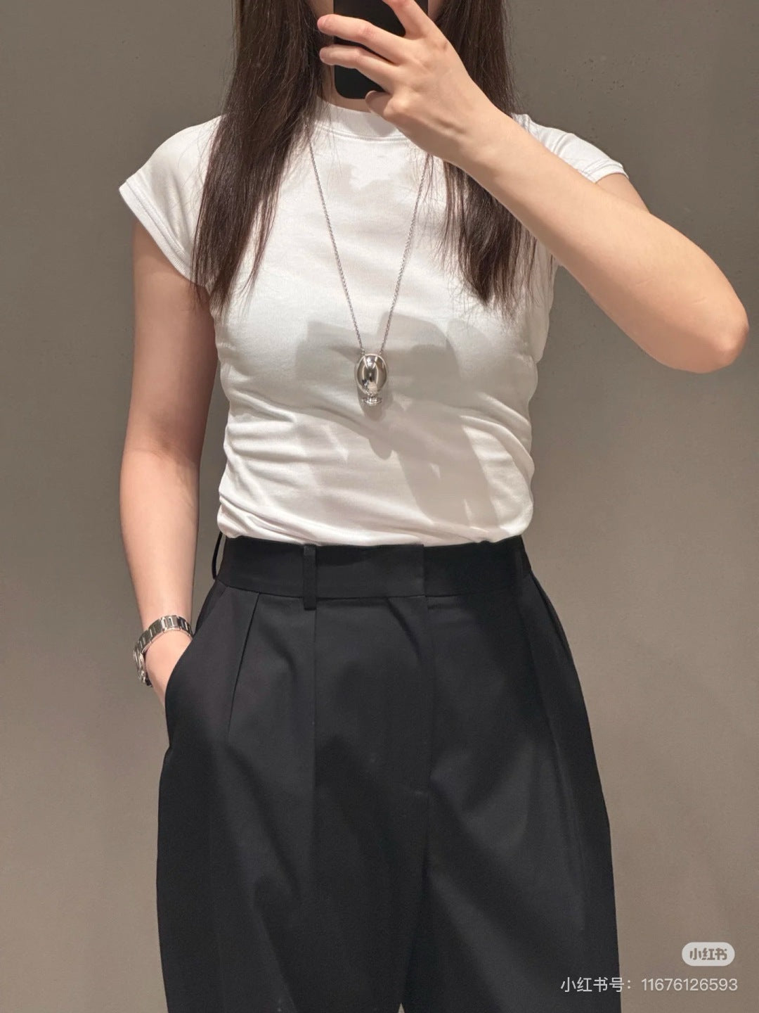 25ss embroidered t-shirt