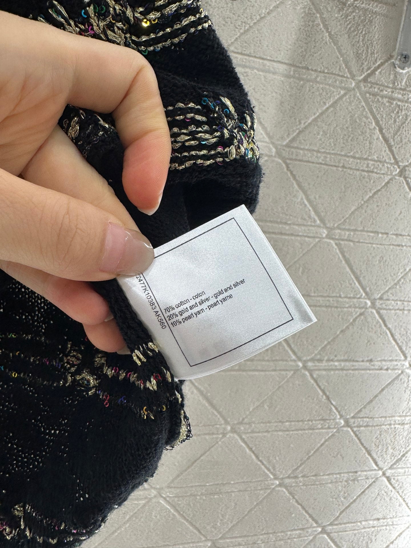 2025 new product Embroidered knitted short sleeves