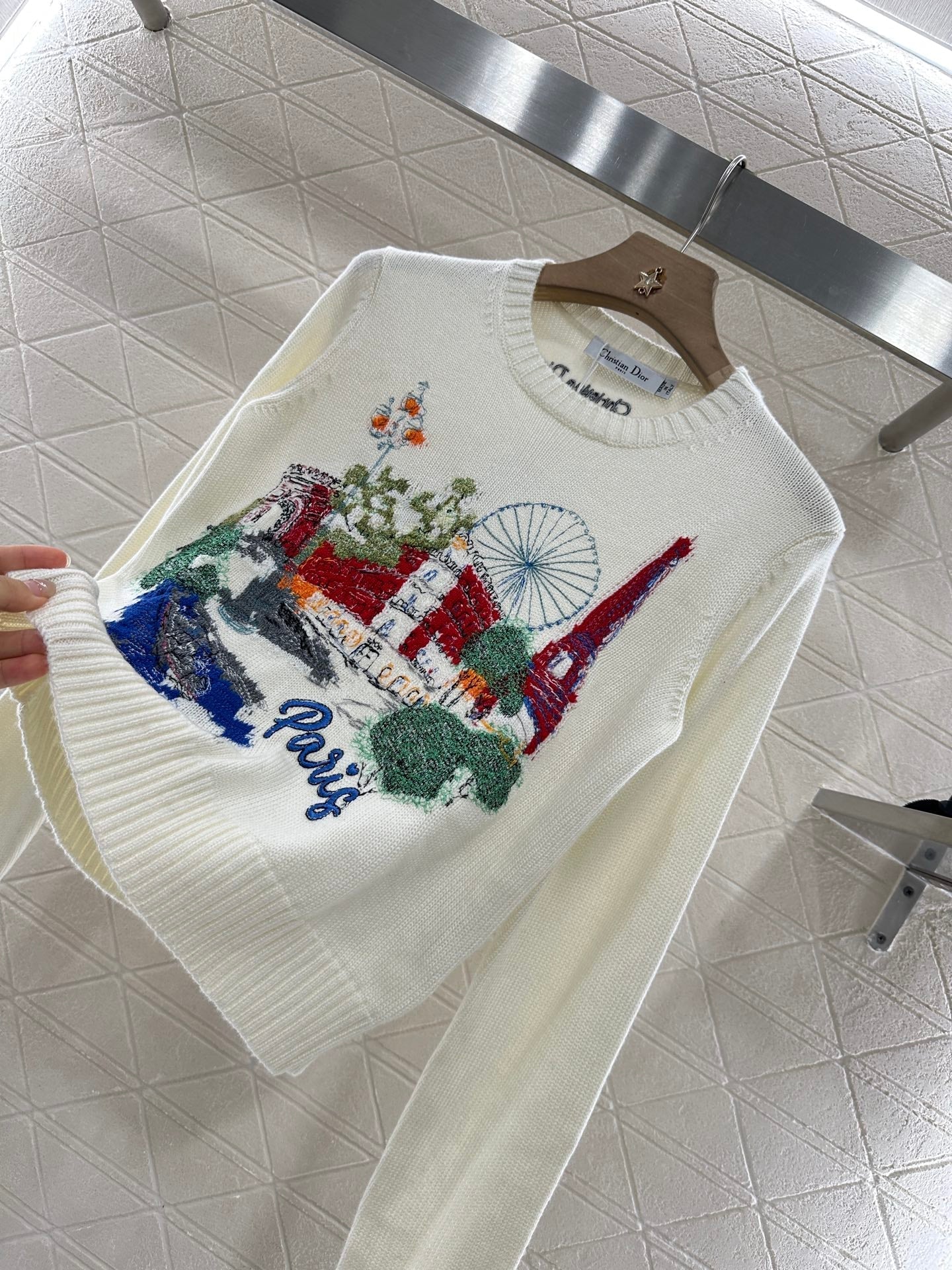 2025 new products Embroidered sweater