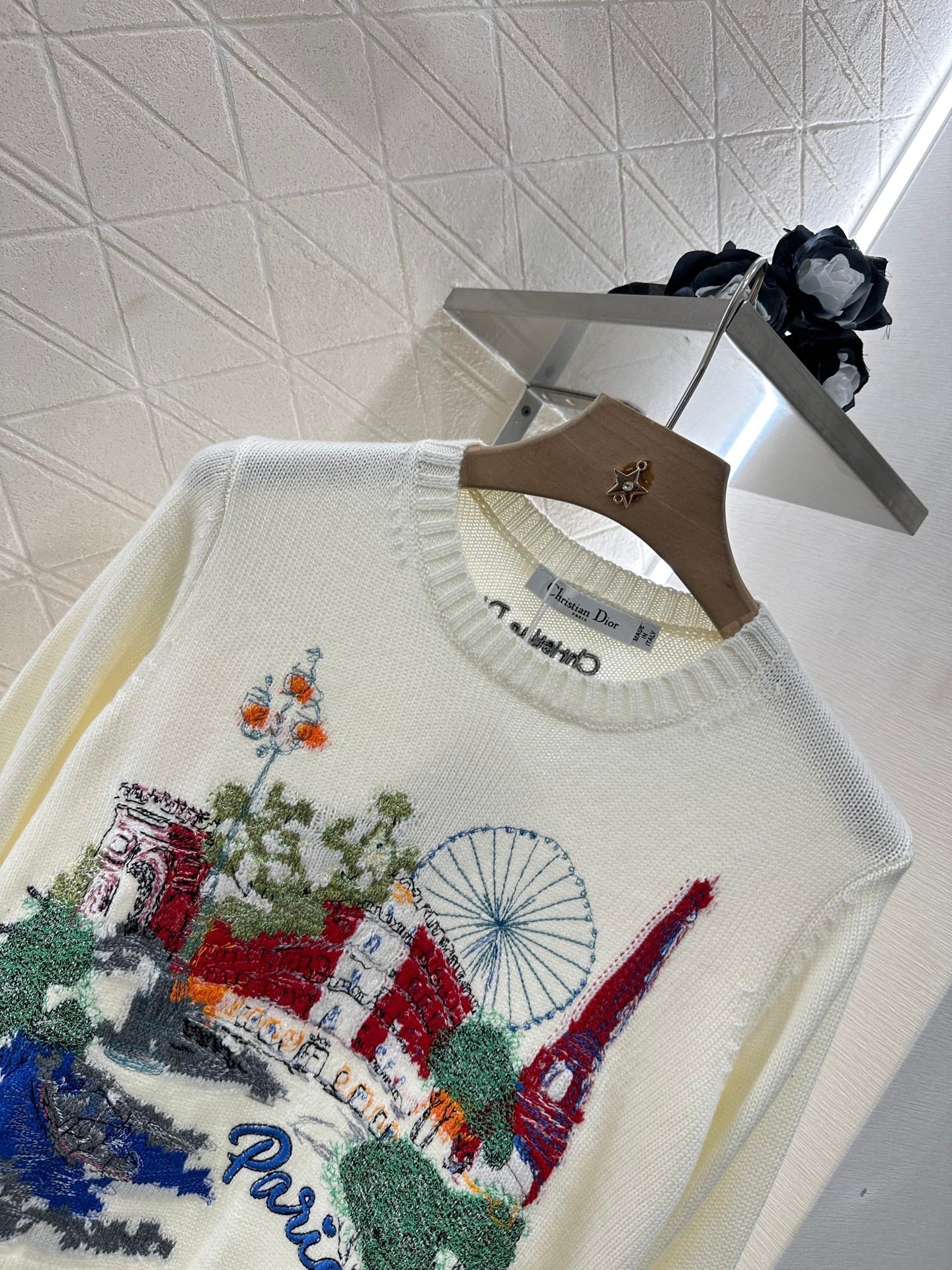 2025 new products Embroidered sweater
