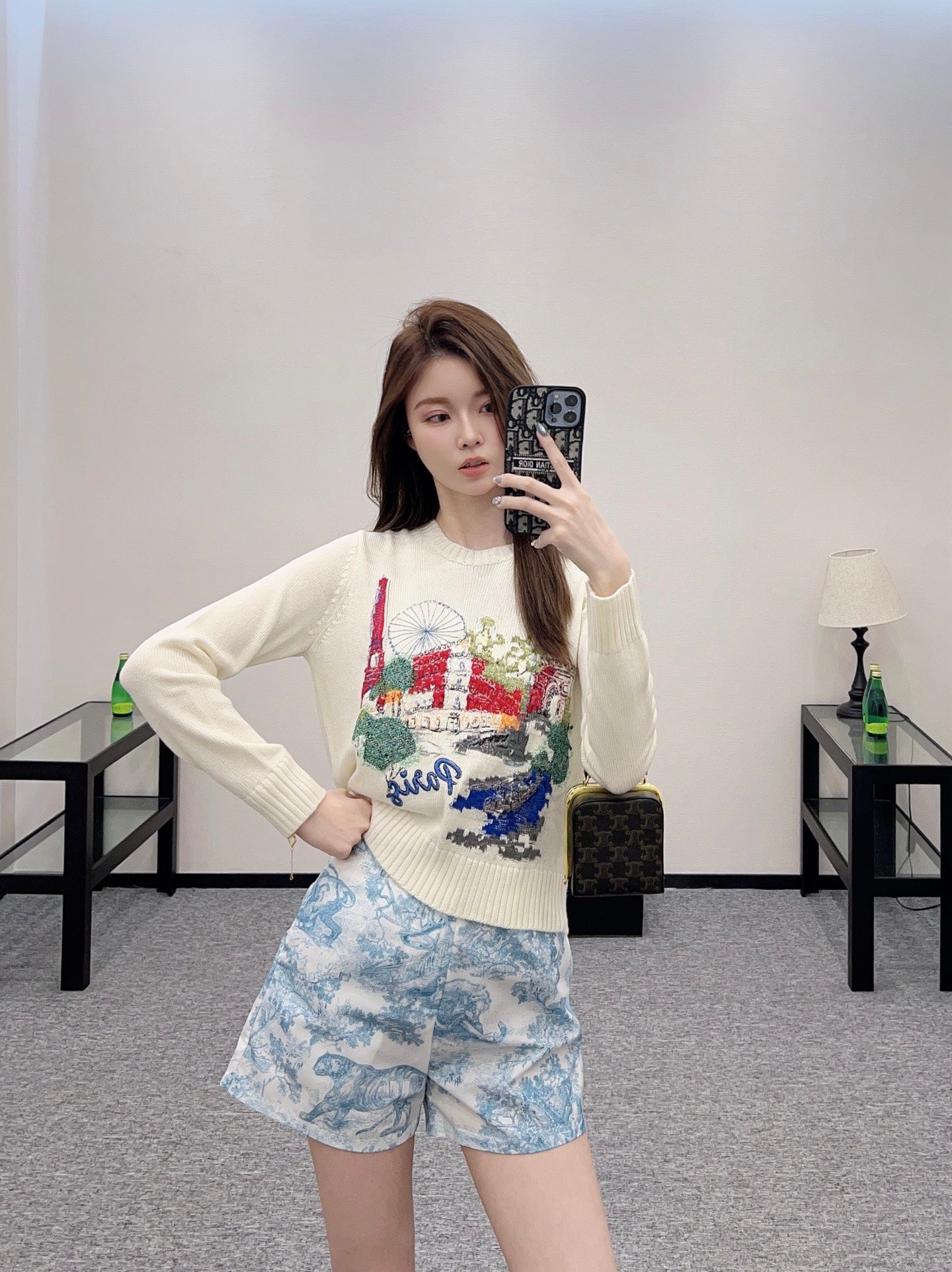 2025 new products Embroidered sweater