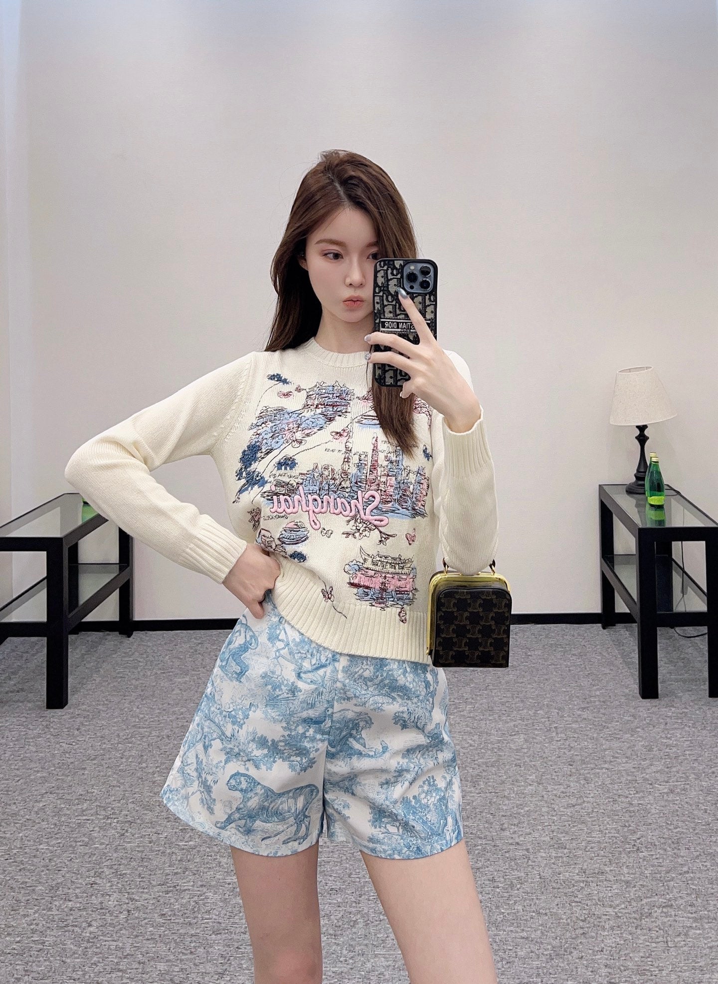 2025 new products Embroidered sweater