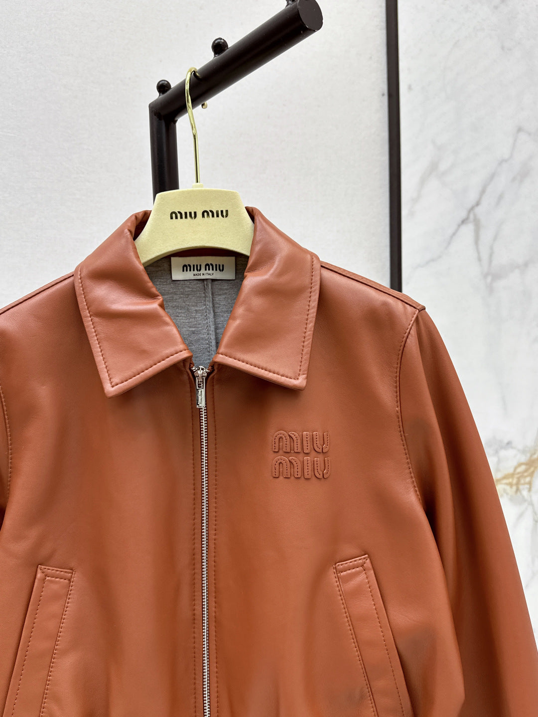25ss leather jacket