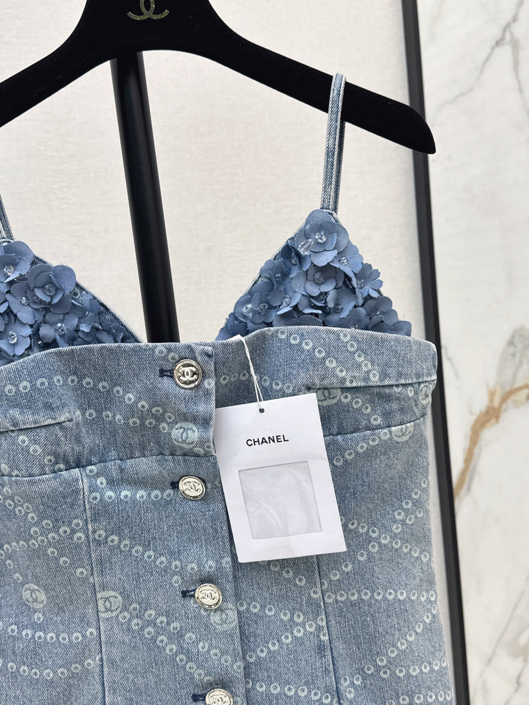 25ss denim camisole