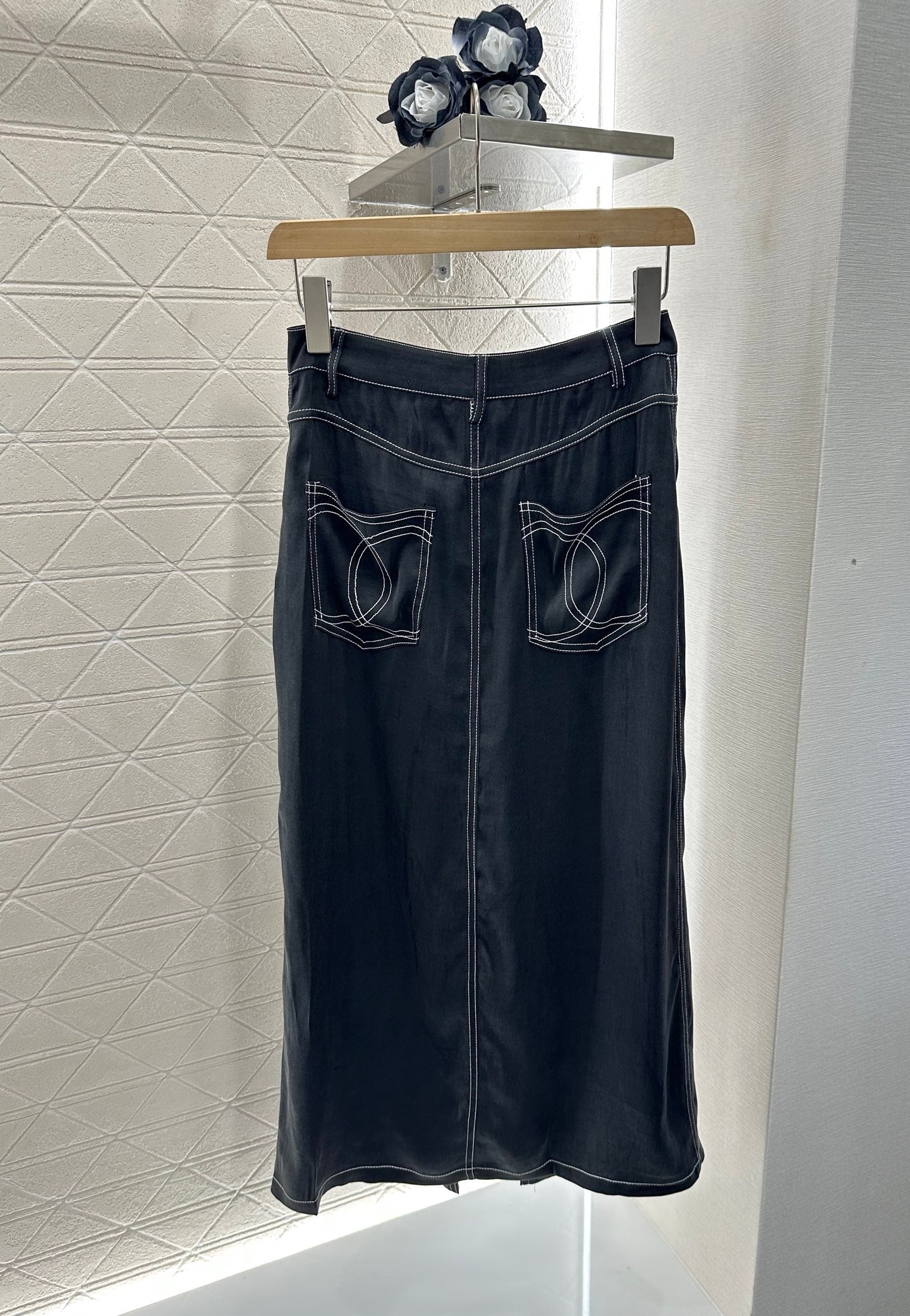 25 new product Vest slit long skirt suit