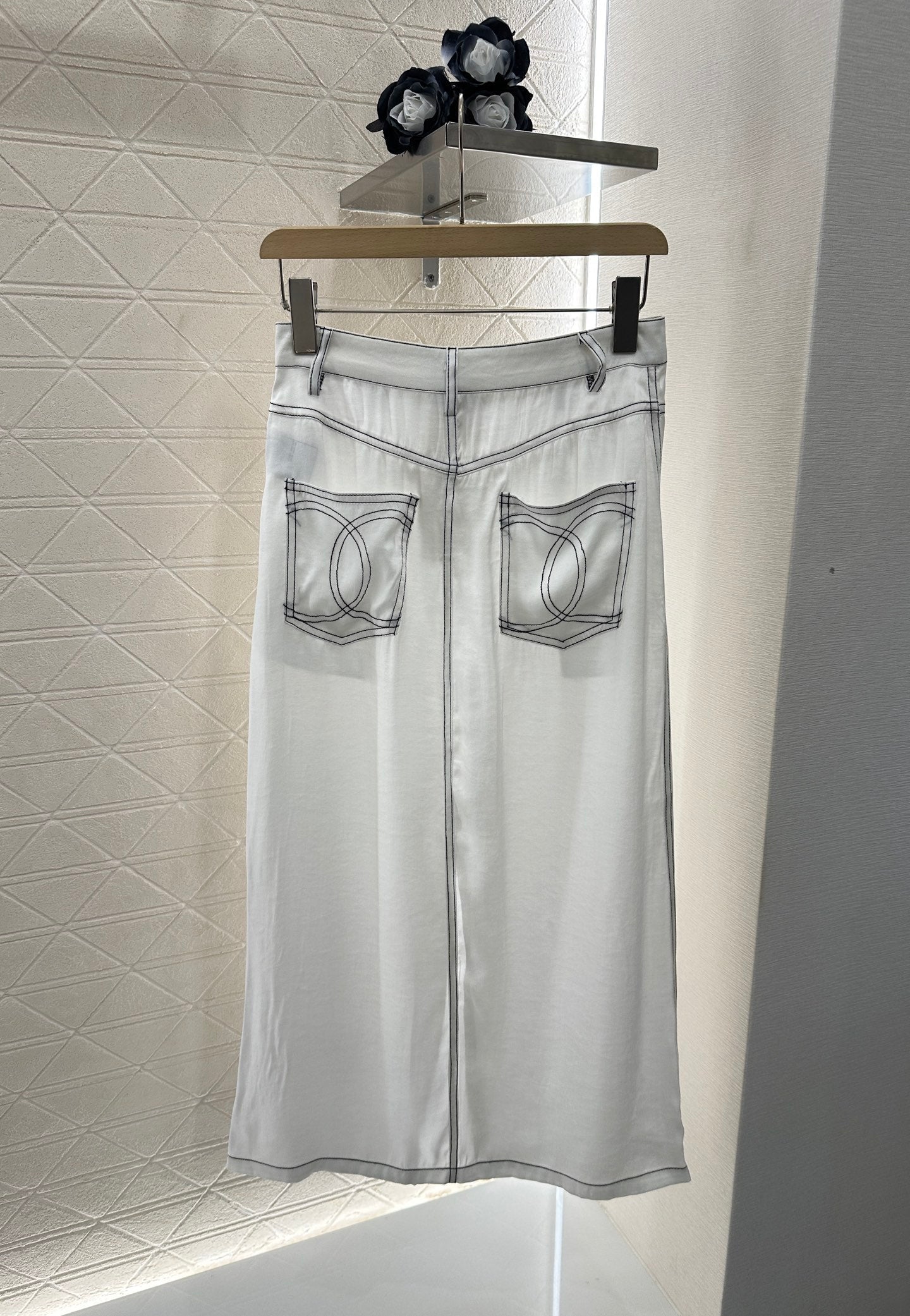 25 new product Vest slit long skirt suit