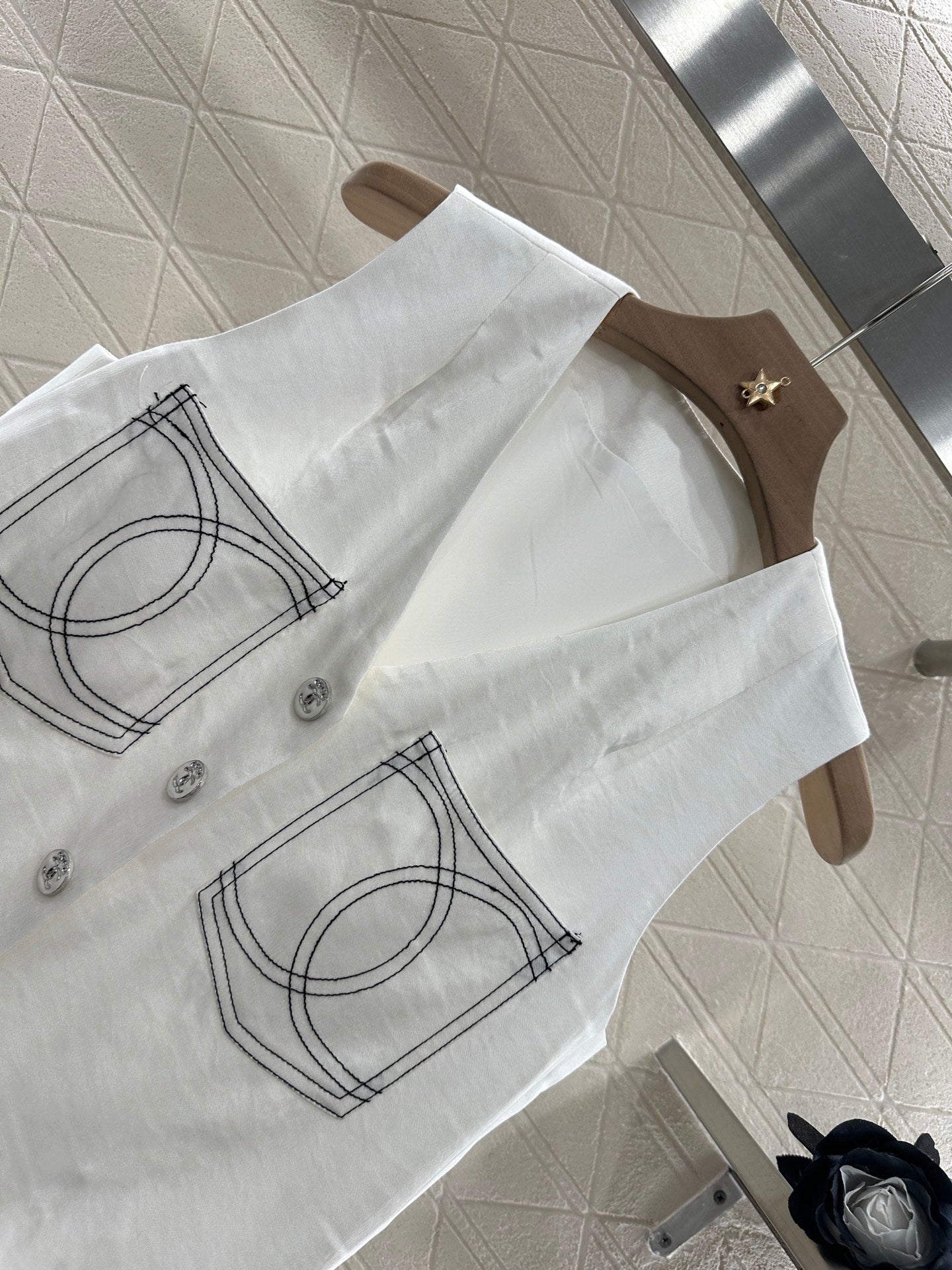 25 new product Double C vest shorts set
