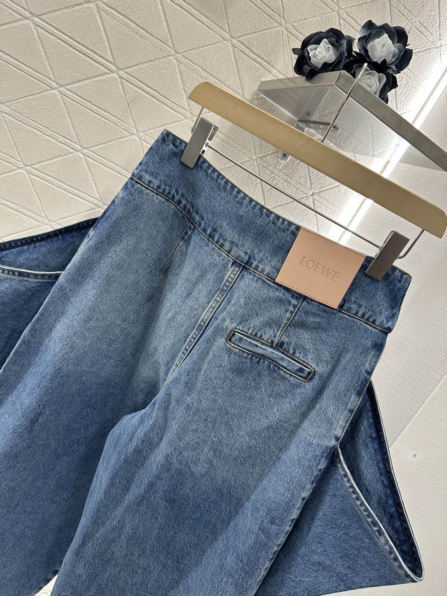 2025 new product Super cool denim cropped pants