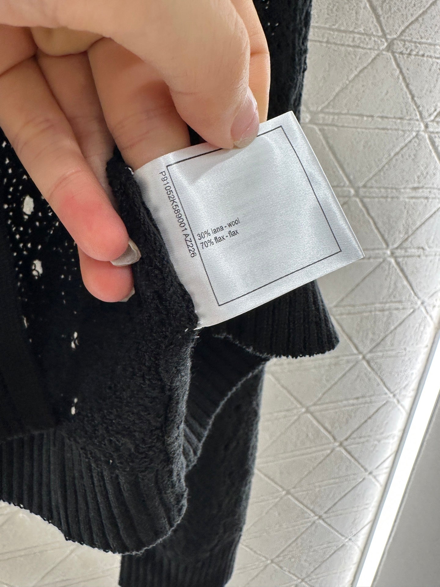 2025 new product Hollow rhinestone cardigan