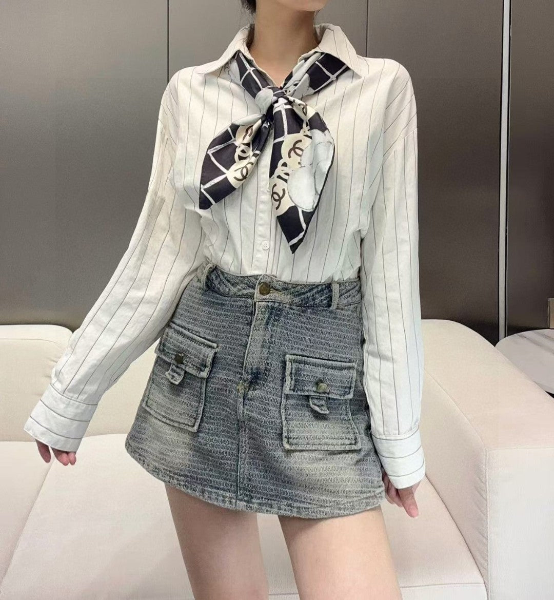 New Arrival Silk Scarf Top