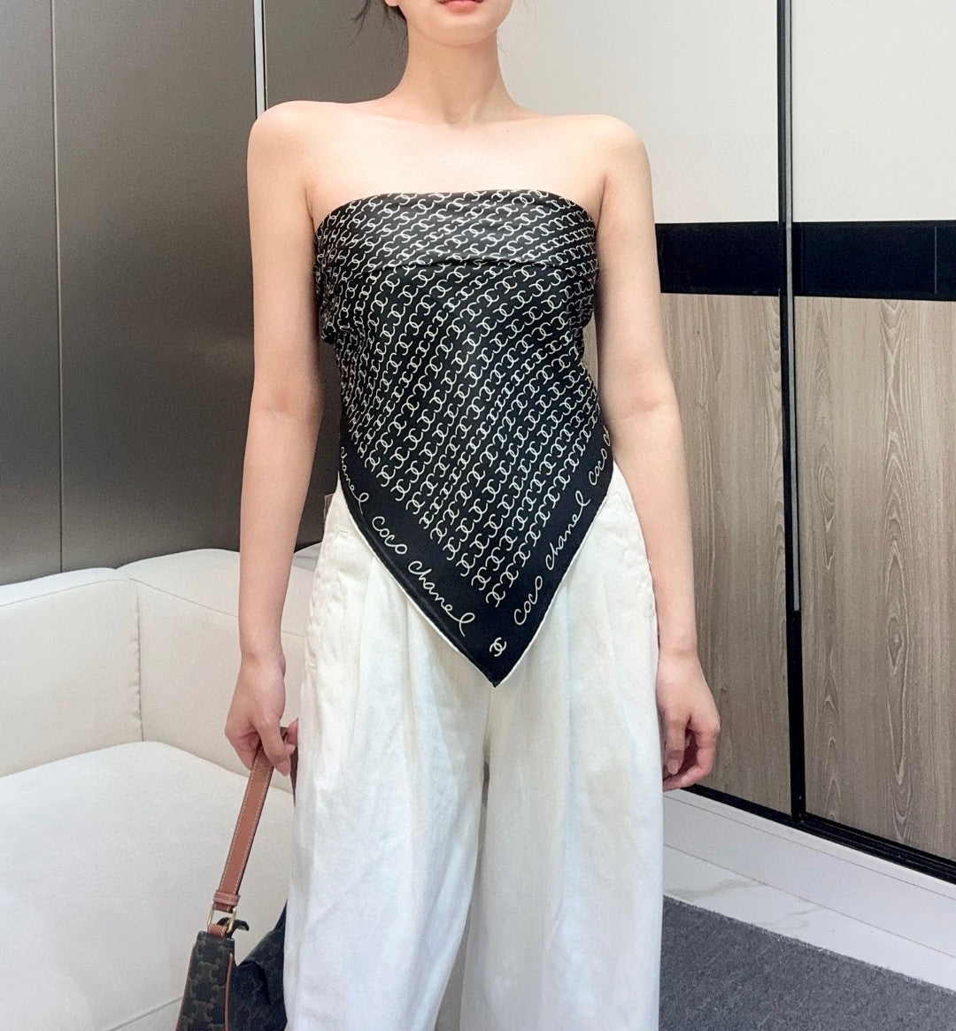 New Arrival Silk Scarf Top