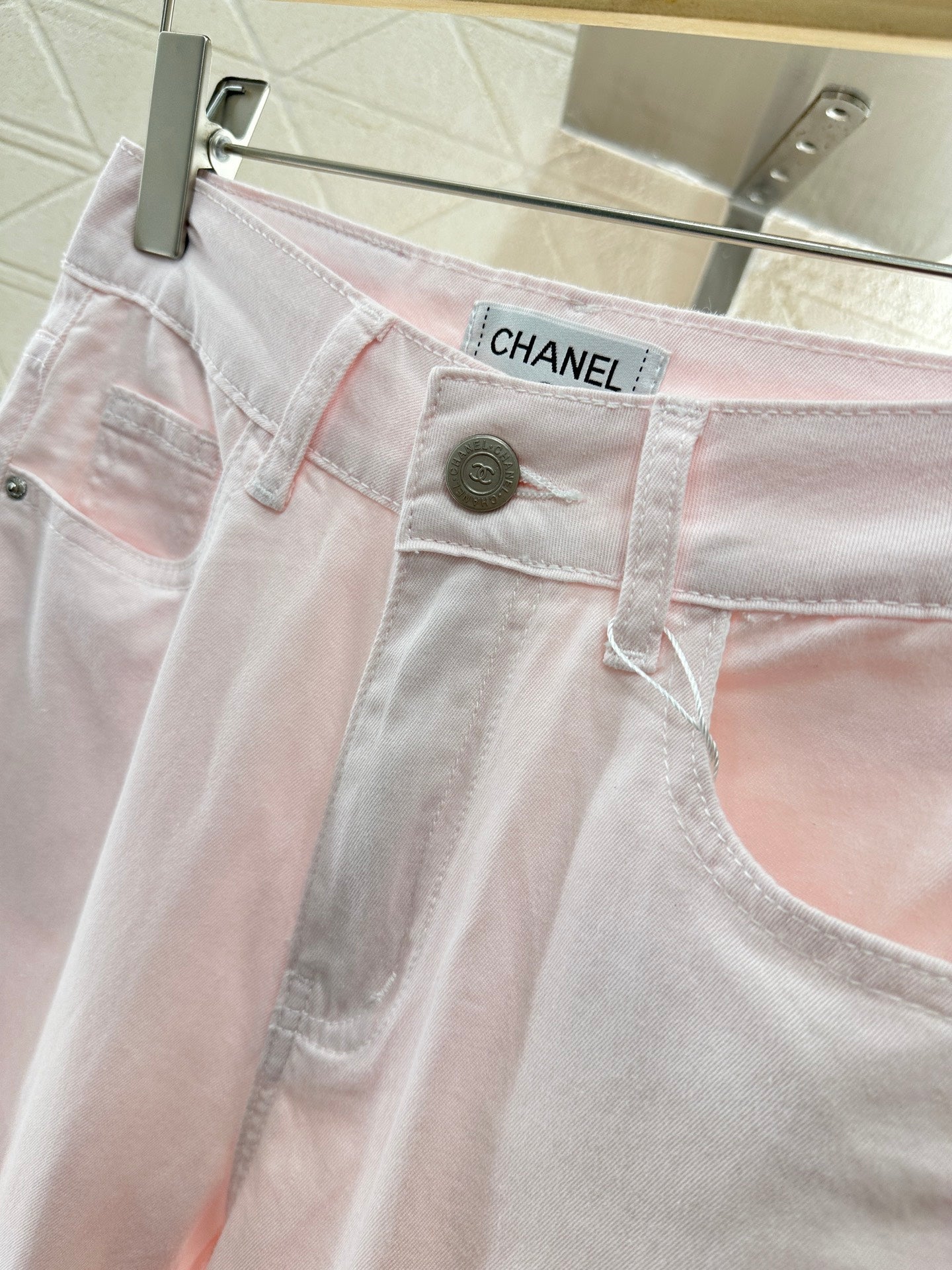 2025 new product Hollow embroidered jeans