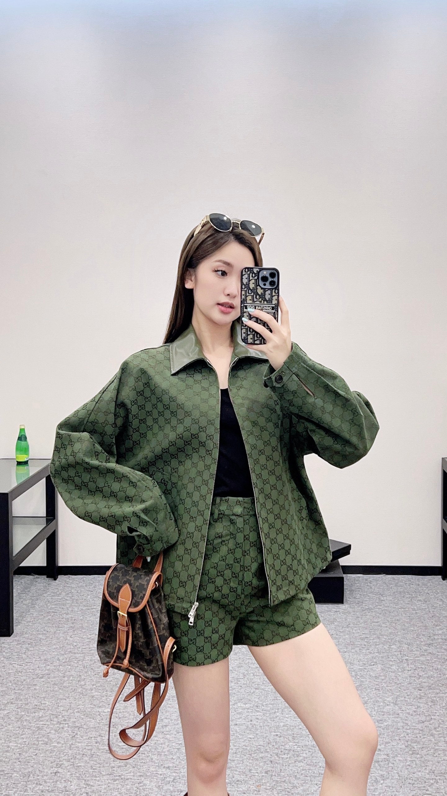 2025 new products Zipper jacket, coat and shorts set