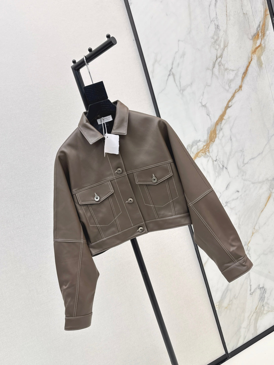 25fw leather jacket