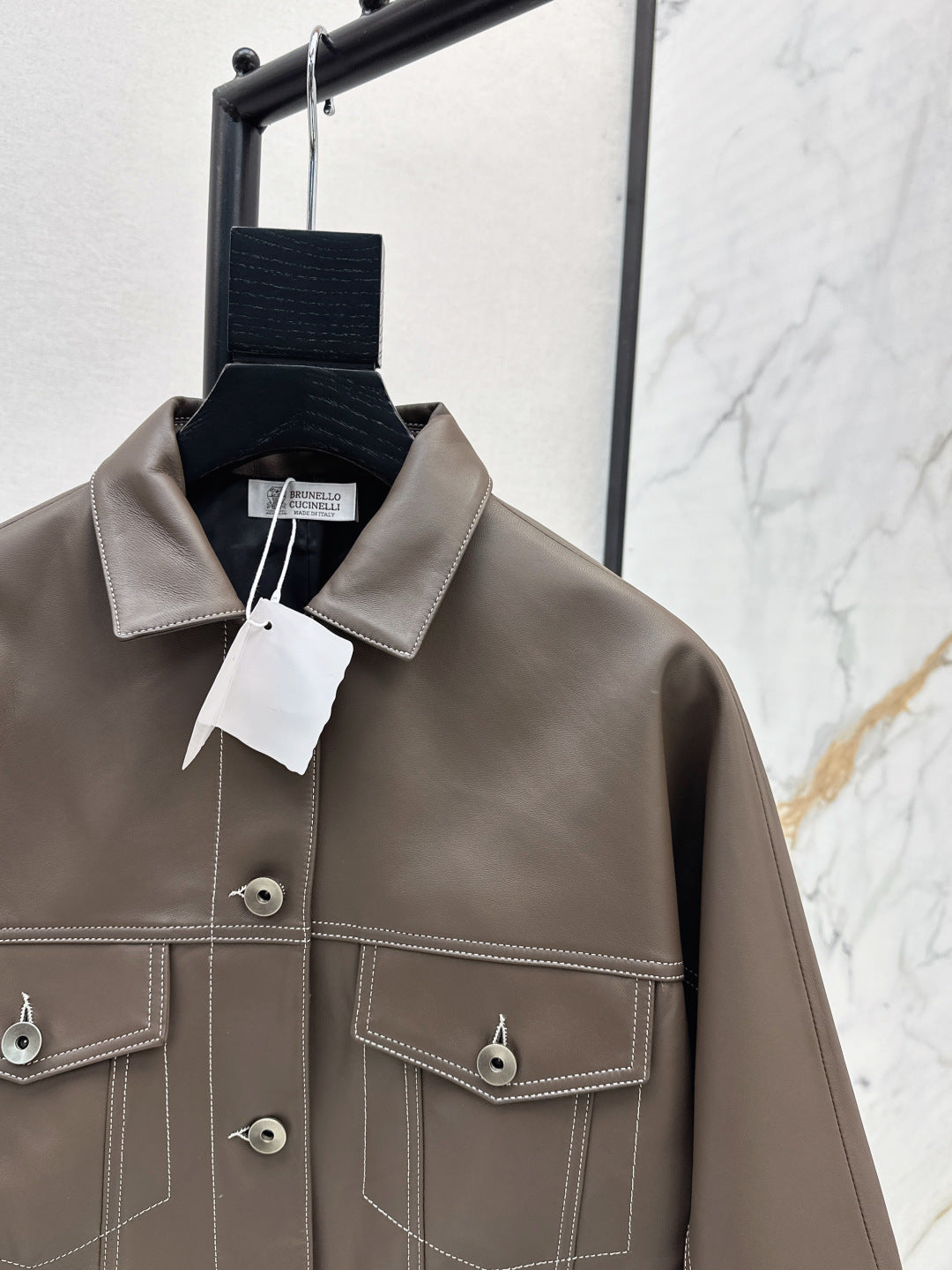25fw leather jacket