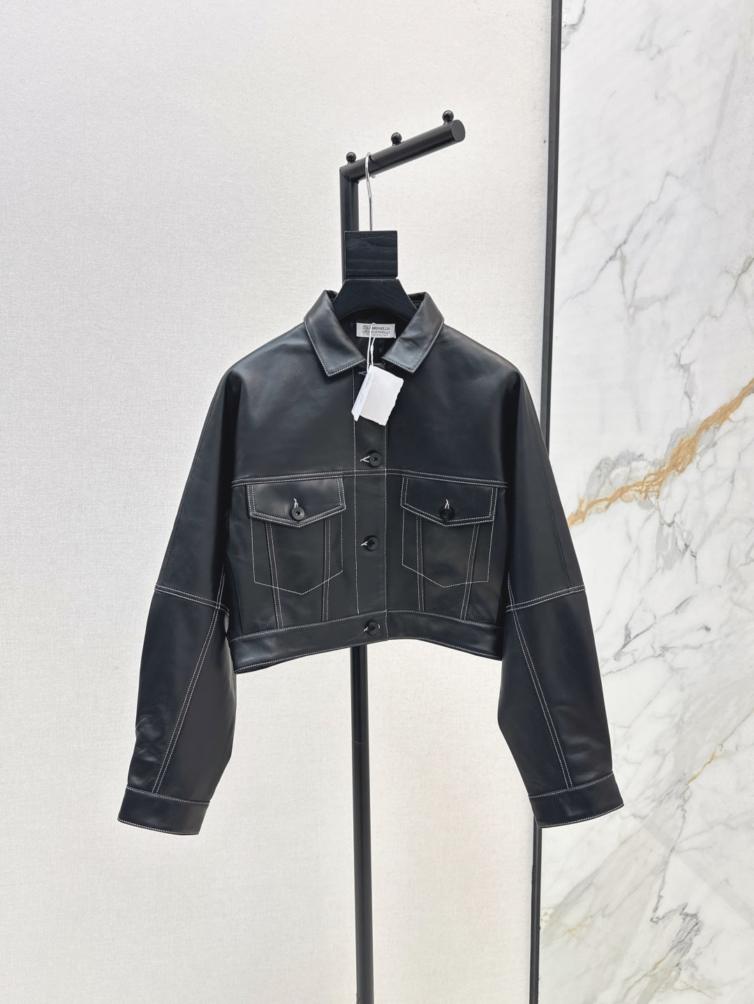 25fw leather jacket