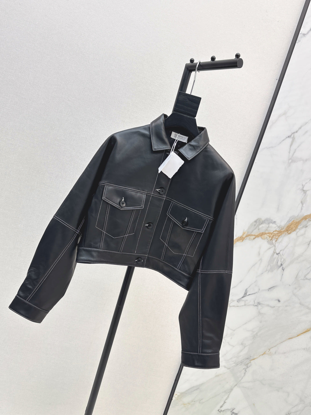 25fw leather jacket