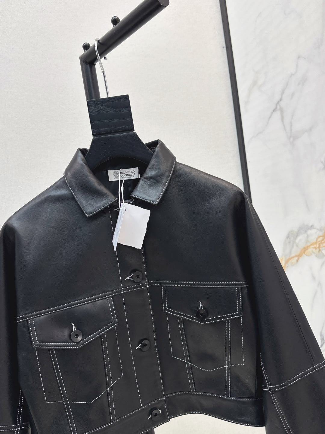 25fw leather jacket