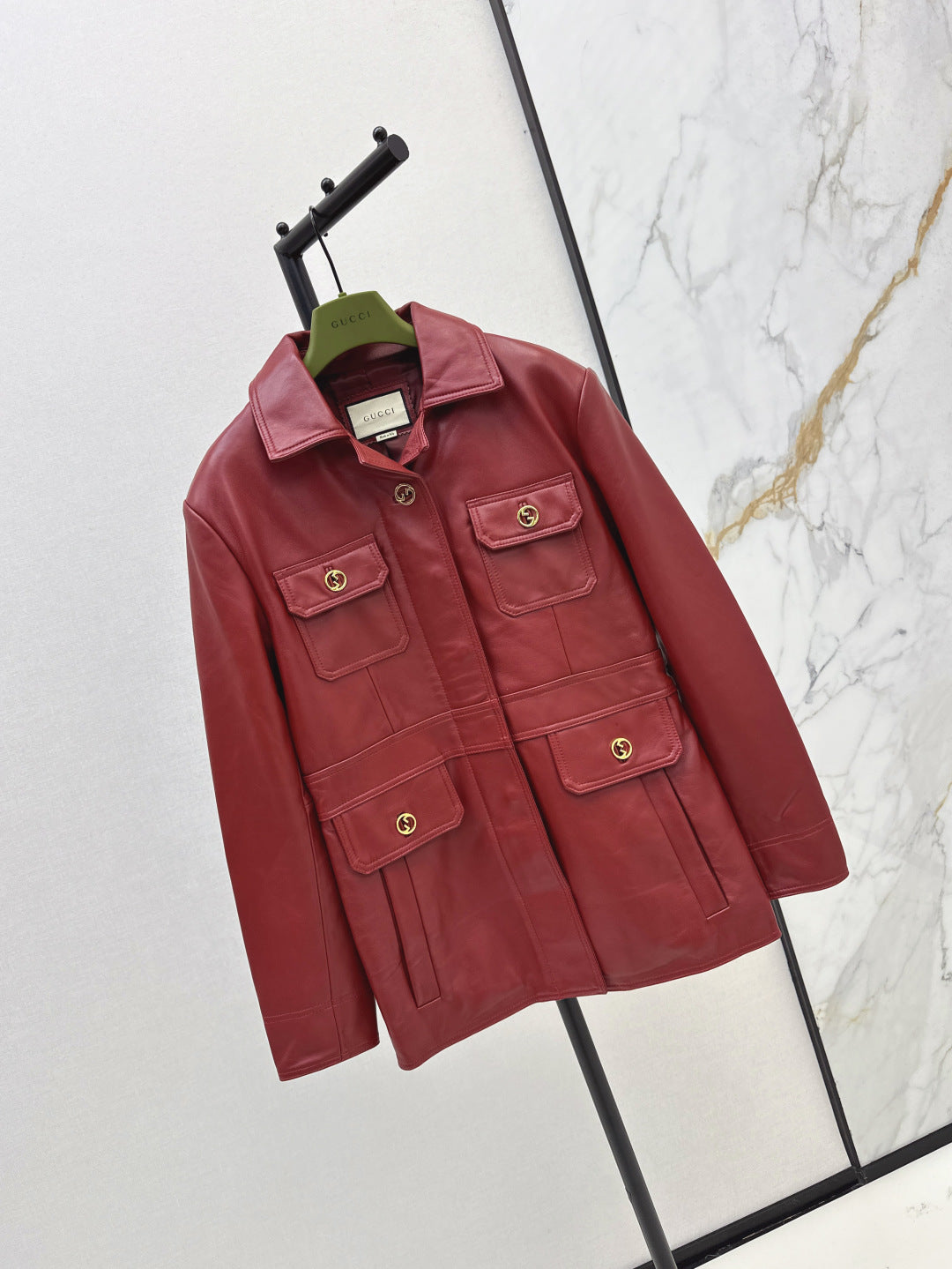 25fw leather jacket
