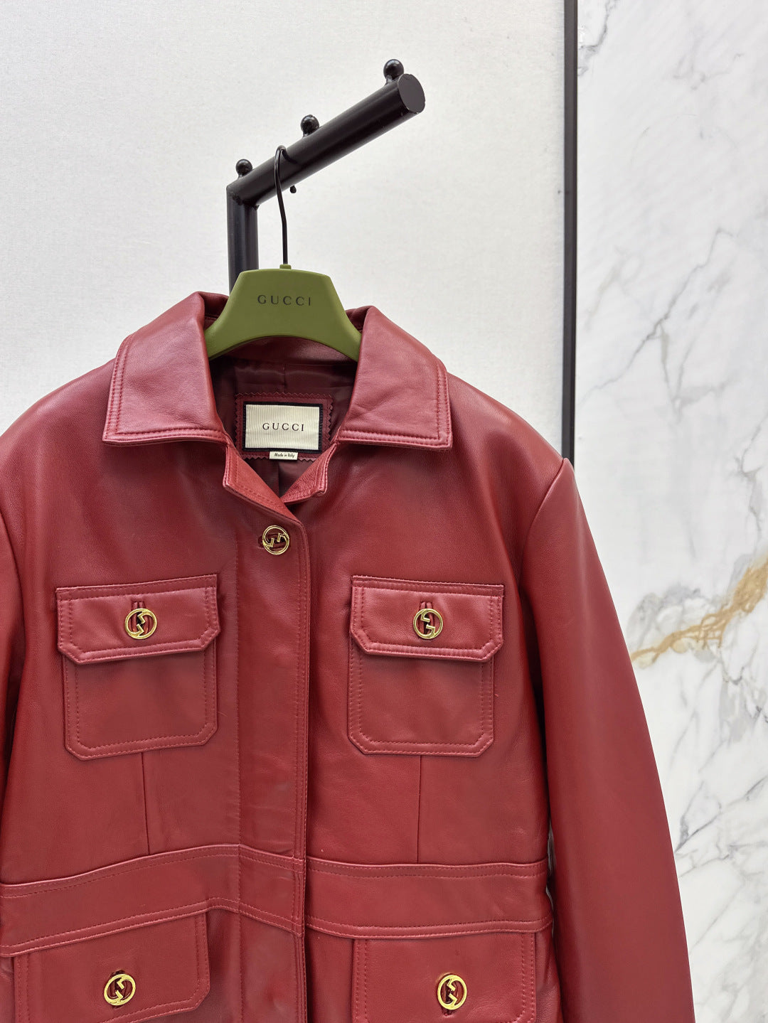 25fw leather jacket