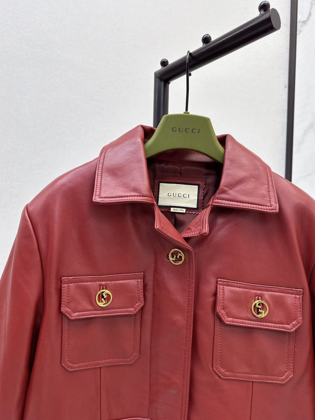 25fw leather jacket