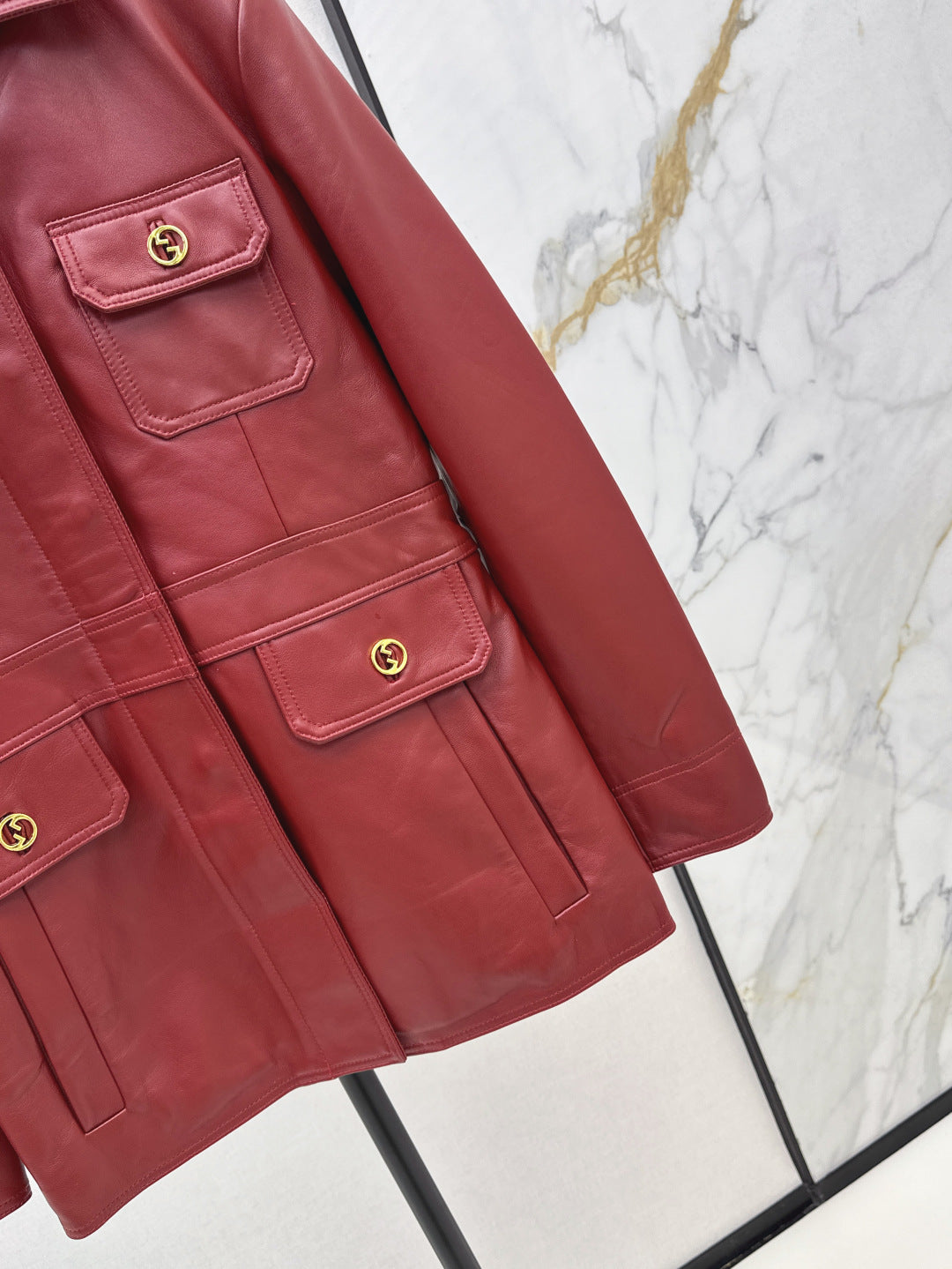 25fw leather jacket