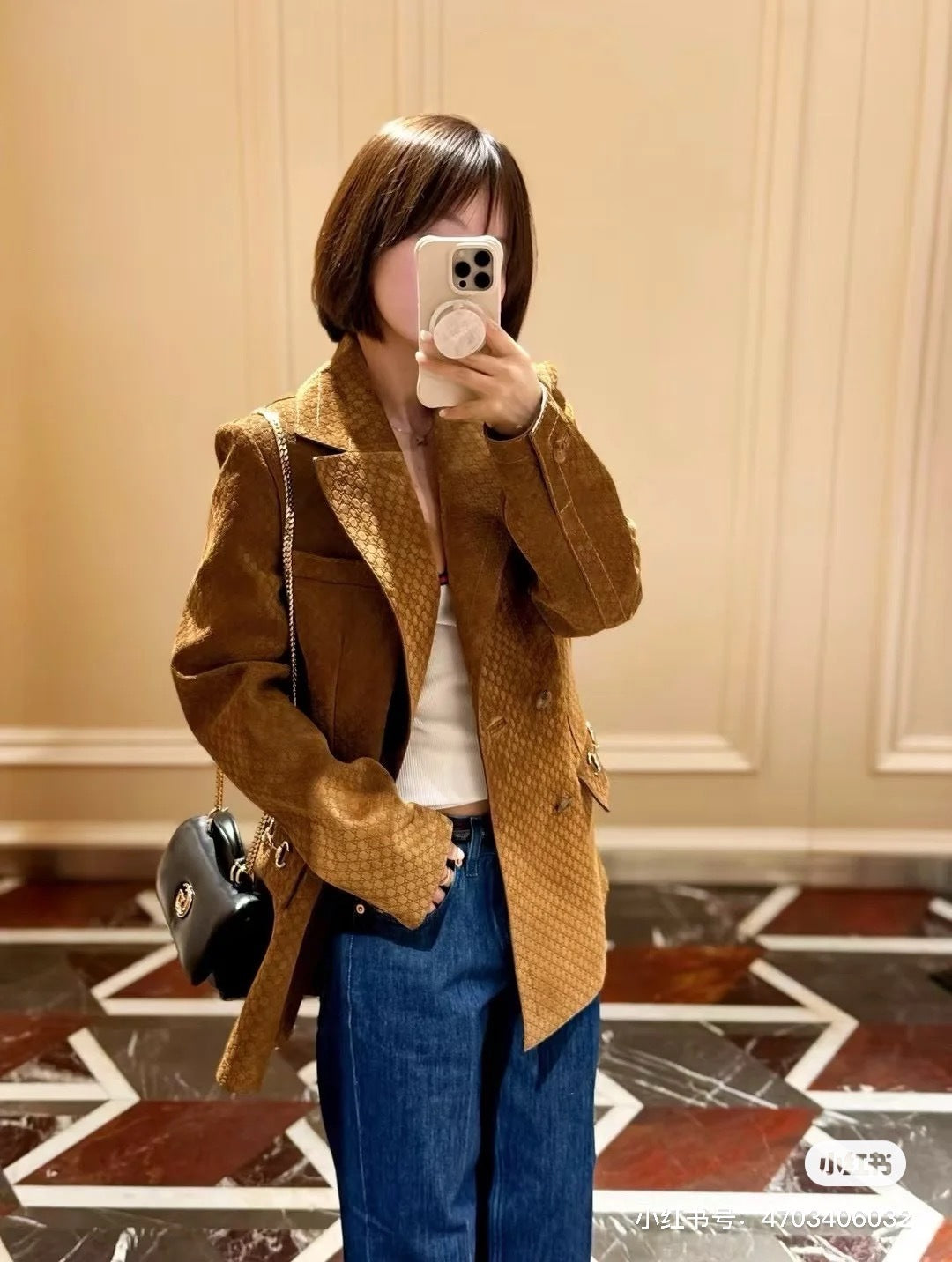 25fw suede jacket