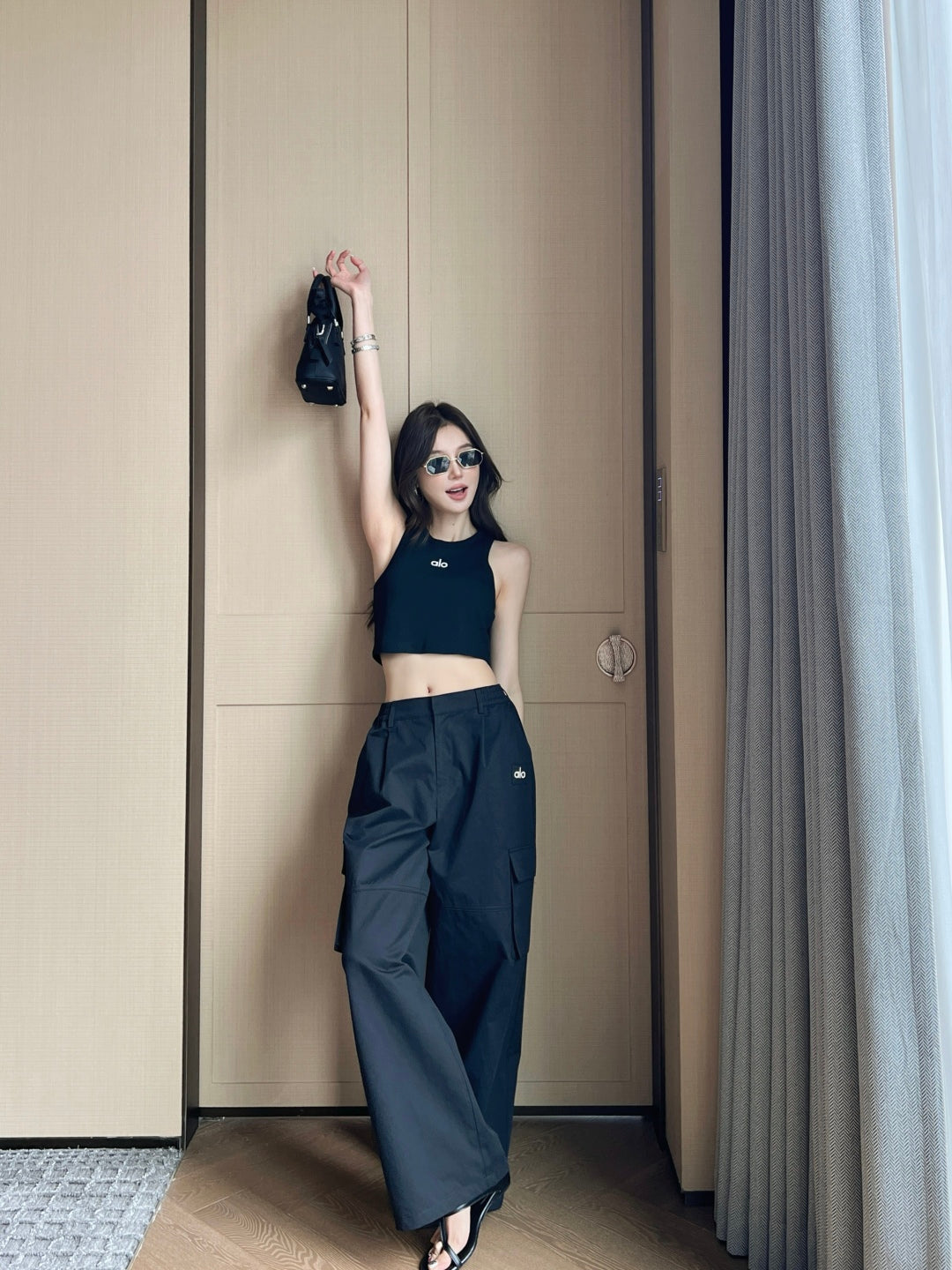 25ss embroidered pants