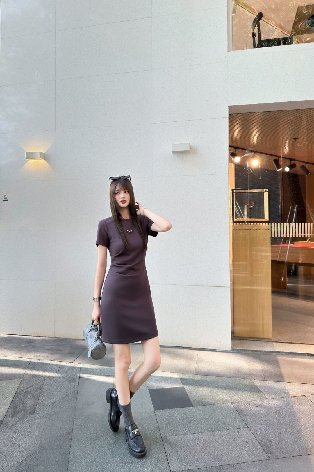 25ss pleated dress