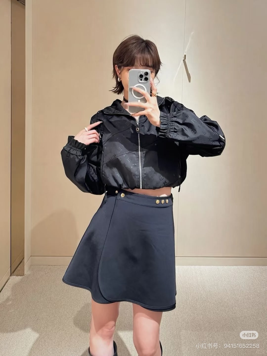 25fw monogram jacket