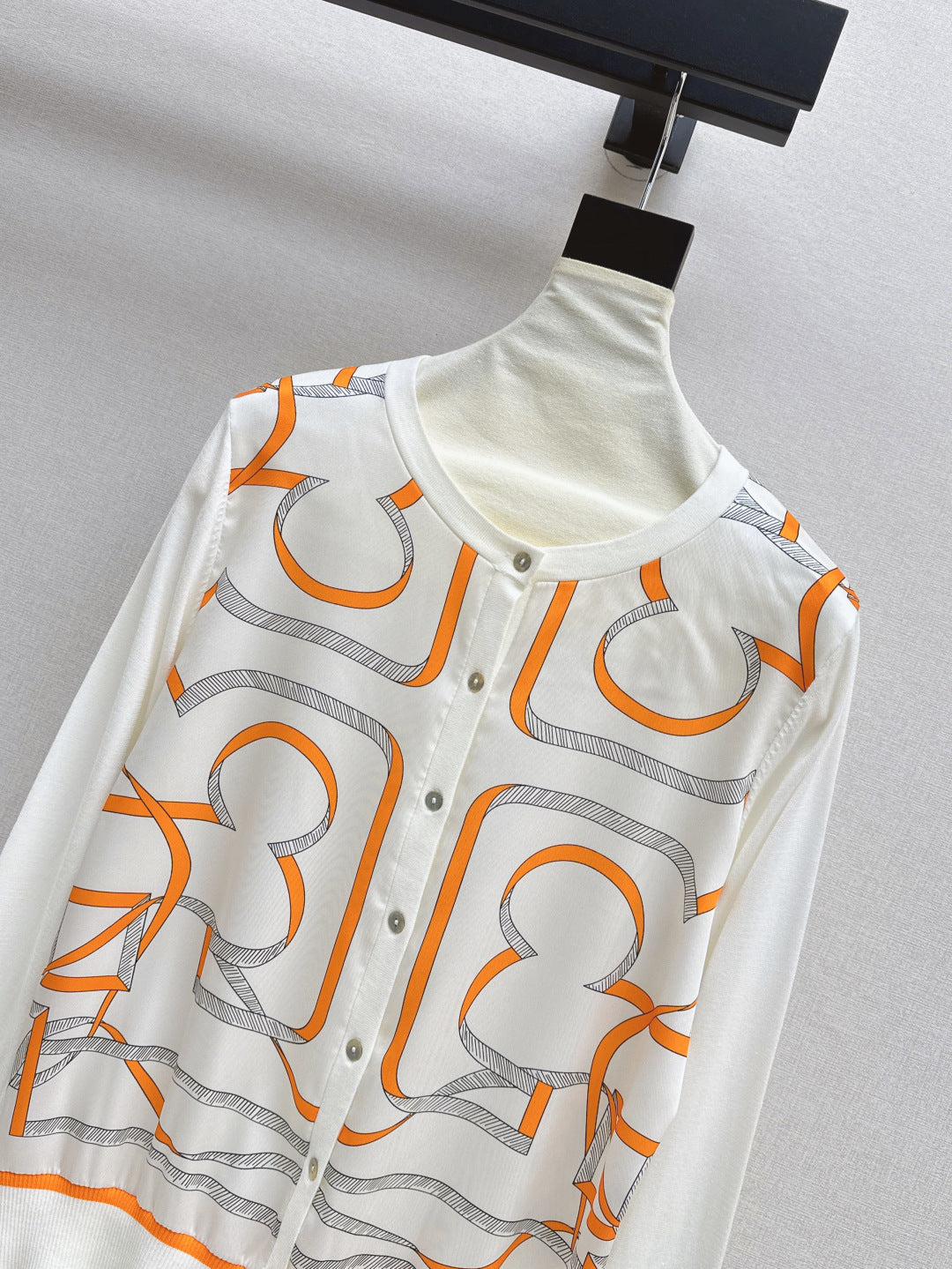 25ss printed cardigan